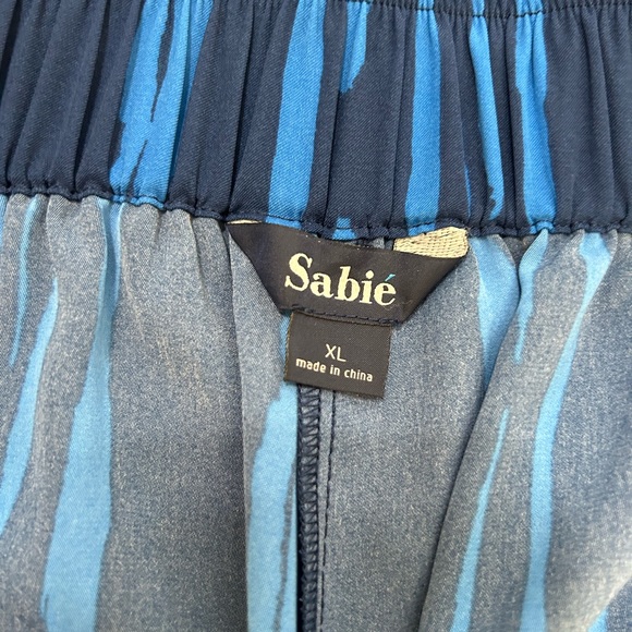 Sabie  Womens  Pants trousers Blue Polyester  Sz XL  Used  39 - Picture 2 of 9